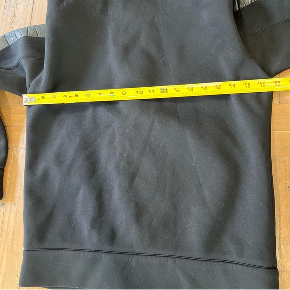 Helmut Lang Jacket Sweatshirt Black Small Dual Zip Front Logo Arm Made In USA - Picture 14 of 14